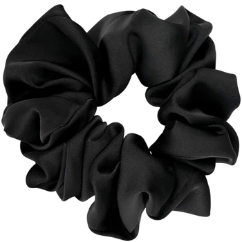 Резинка для волосся шовк Black МАХ Miso