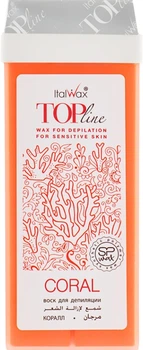 Віск для депіляції у картриджі Корал Top Line ItalWax, 100 мл