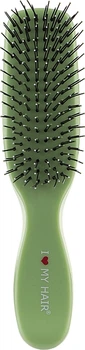 Щітка для волосся глянцева зелена M Spider Classic, I Love My Hair