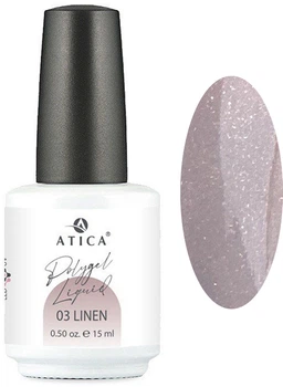 Рідкий полігель Polygel Liquid №03 Linen Atica, 15 мл