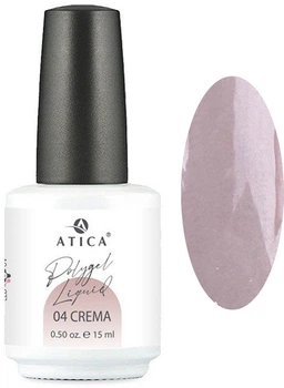 Рідкий полігель Polygel Liquid №04 Crema Atica, 15 мл