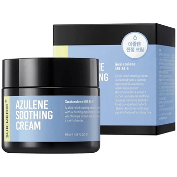 Успокаивающий крем с азуленом Sur.Medic+ Azulene Soothing Cream 50 мл (8809653240694)