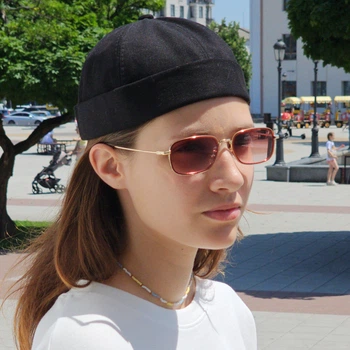 Docker cap Кепка докера без козирка, чорна бейсболка, унісекс S/53-54