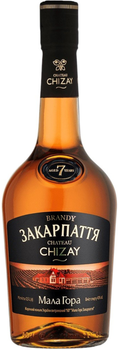 Бренди Chateau Chizay Мала Гора Закарпатье 0.5 л 40% (4820001634129)