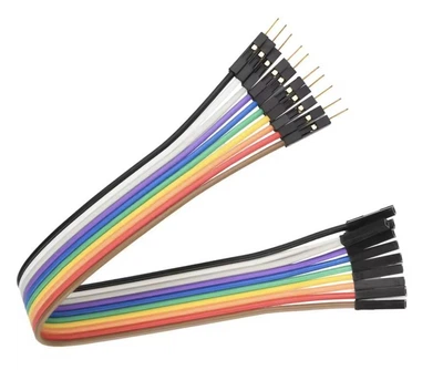 Dupont дюпон кабель 20см папа-мама 10 штук Arduino