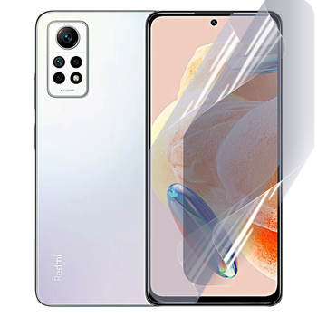 Плёнка гидрогелевая для Xiaomi Redmi Note 12 Pro 4G глянцевая противоударная прозрачная