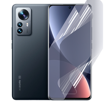 Плёнка гидрогелевая для Xiaomi 12 Pro глянцевая противоударная прозрачная