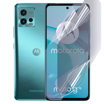Антишпион приватная плёнка гидрогелевая для смартфона Motorola Moto G72 (PAVG0004RS) противоударная прозрачная