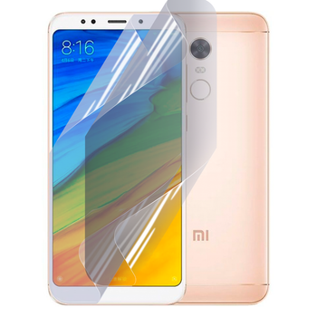 Антишпион приватная плёнка гидрогелевая для смартфона Xiaomi Redmi 5 Plus противоударная прозрачная