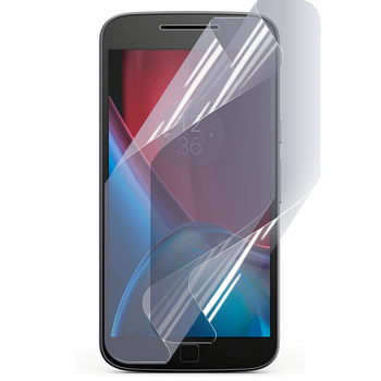 Антишпион приватная плёнка гидрогелевая для смартфона Motorola Moto G4 Plus противоударная прозрачная