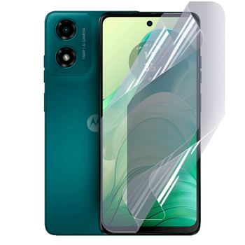 Антишпион приватная плёнка гидрогелевая для смартфона Motorola Moto G04s противоударная прозрачная