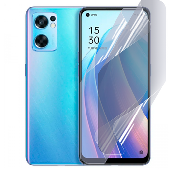 Антишпион приватная плёнка гидрогелевая для смартфона Oppo Reno 7 SE противоударная прозрачная
