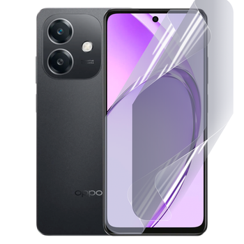 Антишпион приватная плёнка гидрогелевая для смартфона Oppo A3 противоударная прозрачная