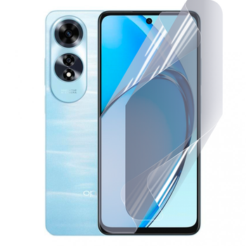 Плёнка гидрогелевая матовая для Oppo A60 протиударная прозрачная