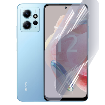 Плёнка гидрогелевая для Xiaomi Redmi Note 12S 4G глянцевая противоударная прозрачная