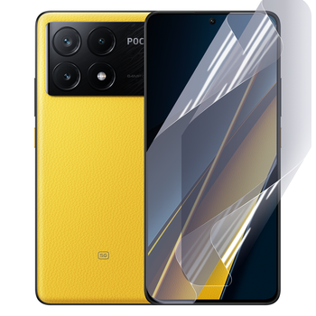 Плёнка гидрогелевая для Xiaomi Poco X6 Pro 5G глянцевая противоударная прозрачная