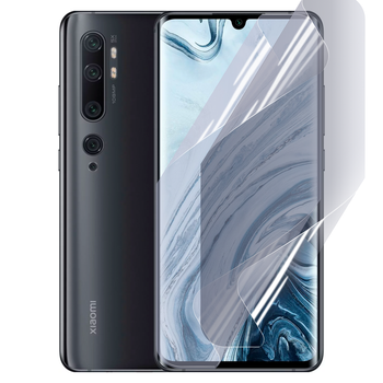 Плёнка гидрогелевая для Xiaomi Mi CC9 Pro глянцевая противоударная прозрачная