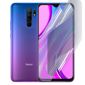 Плёнка гидрогелевая для Xiaomi Redmi 9 глянцевая противоударная прозрачная