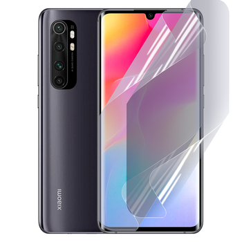 Плёнка гидрогелевая для Xiaomi Mi Note 10 Lite глянцевая противоударная прозрачная