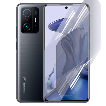 Плёнка гидрогелевая матовая для Xiaomi 11T протиударная прозрачная