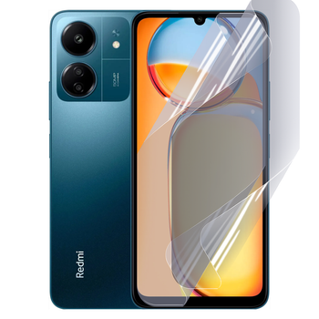 Антишпион приватная плёнка гидрогелевая для смартфона Xiaomi Redmi 13C 5G противоударная прозрачная