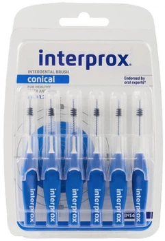 Щітки Dentaid Interprox 4G Conical для міжзубних проміжків 1.7 мм 6 шт (45866) (8427426033450)
