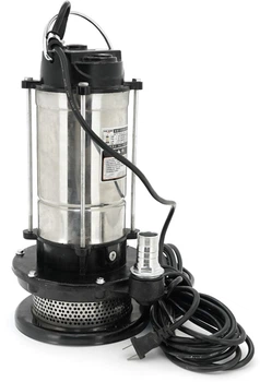 Погружной насос Voltronic 1800W, 220V, до 5 м³/ч, подъем до 32 м, 25мм, нержавеющая сталь + переходник (YT38240)