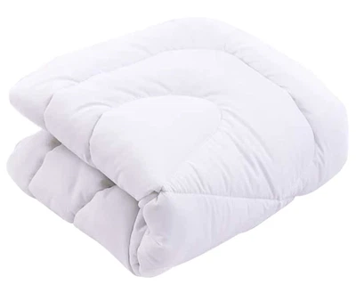 Ковдра "Hypoallergenic" стьобана мікрофібра, силіконізоване волокно, 90х120 см, біла "Homefort"