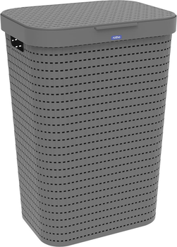 Kosz na pranie Rotho Country 55 l Antracyt (1032708853WS)