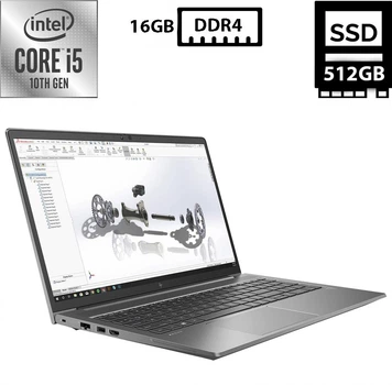 Ноутбук Hewlett Packard ZBook Power G7 15.6” IPS 1920x1080 Core i5-10300H 2.50GHz 16GB DDR4 SSD 512GB UHD Graphics Камера (HZPG7R16S512A4) Б/В