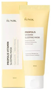 Maseczka do twarzy Iunik Propolis Vitamin na noc 60 ml (8809728080347)