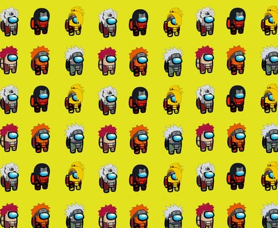 Килимок для мишки Among us Naruto розмір: 180x220