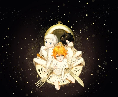 Килимок для мишки Обіцяний Неверленд / Yakusoku no Neverland 8 розмір: 180x220