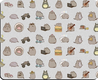 Килимок для мишки Котики розмір: 180x220
