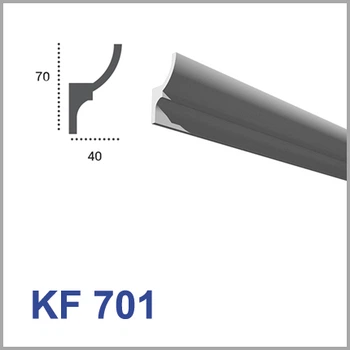 Карниз для скрытого освещения Tesori KF701 200см