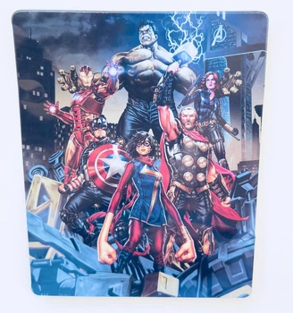 Диск для PlayStation 4 - Marvel Avengers + Steelbook, русские субтитры, Б/У