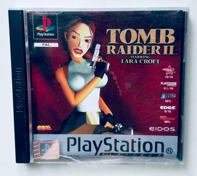 Диск для PlayStation 1 - Tomb Raider II Platinum, англійська версія, Б/В