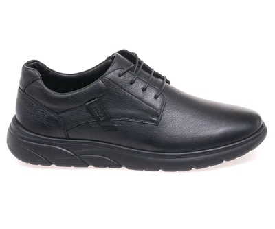 Туфлі комфорт чоловічі IKOS 415-1/BLACK LEATHER 43 Чорний