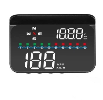 Автомобільний GPS-спідометр HUD M19, 8 в 1 з проекцією на лобове скло