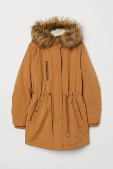 Парка H&M XS світло-коричнева 6935088