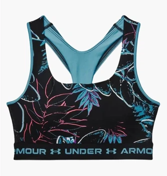 Спортивний топ жіночий Under Armour Crossback Mid Blue XL Синій 1365766-422