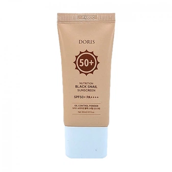 Сонцезахисний крем з екстрактом равлика Doris Nutrition Black Snail Sunscreen 30мл