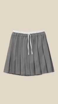 Юбка классика однотонная женская LAWA WTC02454 XS Серый shop (2888000018496)