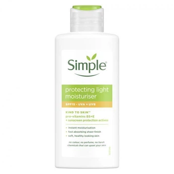 Крем легкий защитный SIMPLE KIND TO SKIN из SPF15, 125 мл (8710908435812)