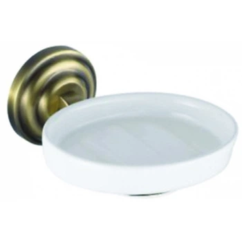 Мыльница Aquavita Bronze KL-73808 круглая, стекло
