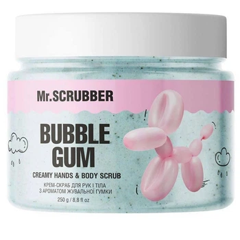 Крем-скраб для рук і тіла з ароматом жувальної гумки Bubble Gum Mr.SCRUBBER 250 g