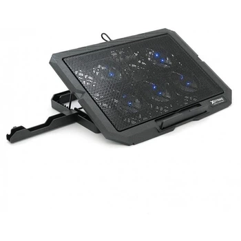 Подставка для ноутбука XSTRIKE XS-55 10-17 дюймов охлаждающая с подсветкой с 5-ю вентиляторами