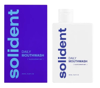 Ополіскувач для ротової порожнини Solident Daily Mouthwash Blackcurrant Mint Смородина-м'ята 250 мл