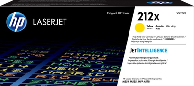 Toner HP 212X CLJ M554/M555/M578 Yellow (W2122X)