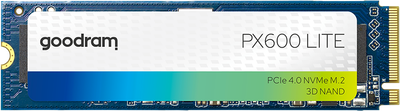 Dysk SSD Goodram PX600 Lite 512 GB M.2 2280 PCIe 4.0 x4 NVMe 3D NAND (SSDPR-PX600L-512-80)